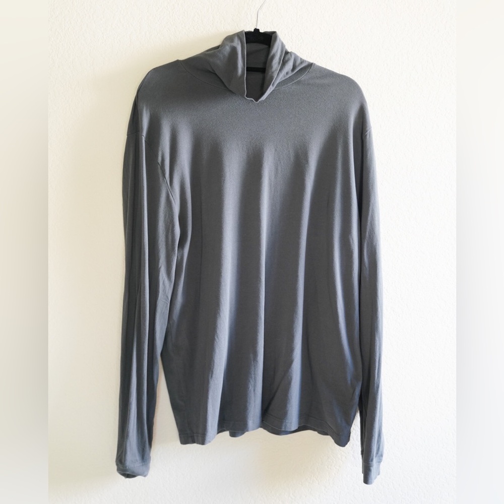 Topman - long sleeve shirt turtleneck - Grey - US XXL